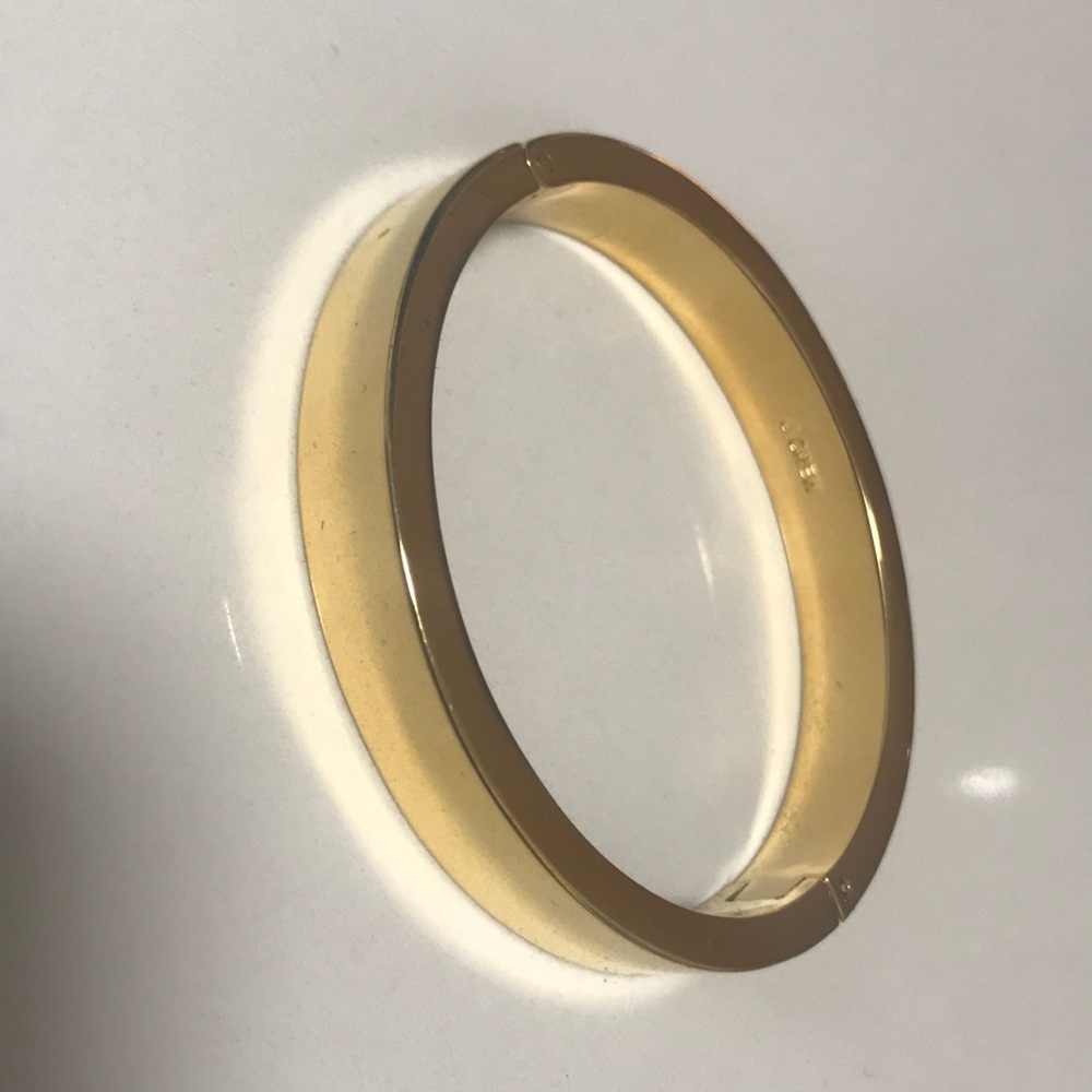 Gold J.Crew bracelet / bangle with clasp